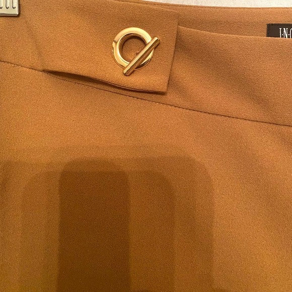 NWOT INC Grommet Mid-Rise Wide Leg Dress Pants 14 - Picture 4 of 14